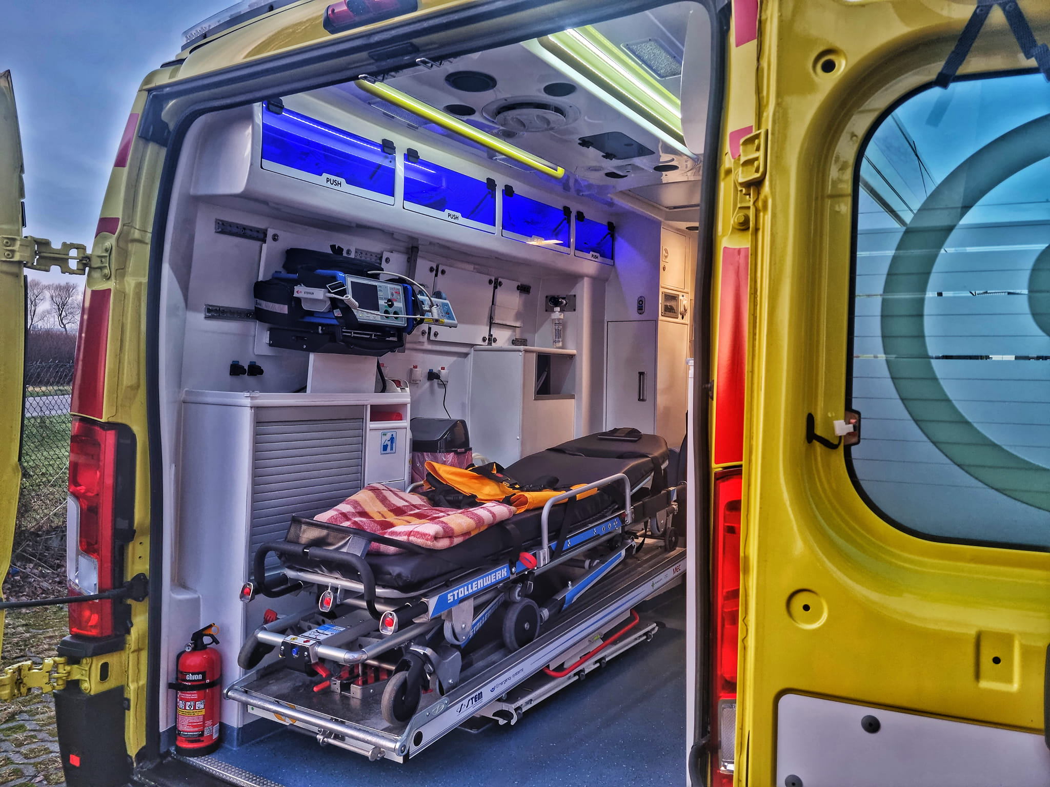 Ambulans MarMed w akcji